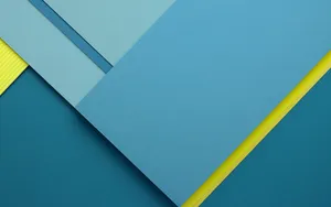 Blue And Yellow Chromebook Design Wallpaper