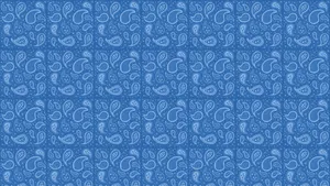 Blue Bandana Square Pattern Design Wallpaper