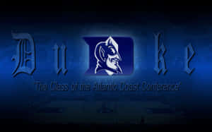 Blue Basketball Duke Blue Devils Overlay Logo Wallpaper
