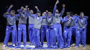 Blue Basketball Duke Blue Devils Team Wallpaper