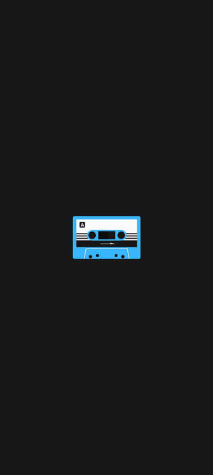 Blue Cassette Tape Oneplus 9r Wallpaper