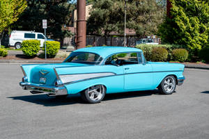 Blue Chevrolet Bel Air Wallpaper