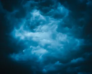 Blue Clouds Wallpaper