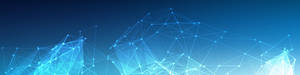 Blue Connections Linkedin Cover Wallpaper
