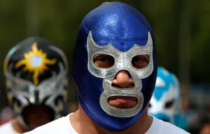 Blue Demon Blue Mask Wallpaper