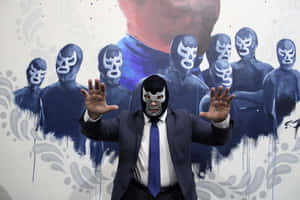 Blue Demon Compilation Graphic Design Wallpaper