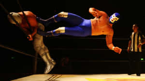 Blue Demon Flying Kick Wallpaper