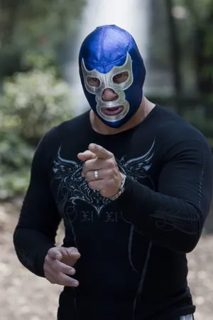 Blue Demon Legendary Lucha Libre Wallpaper