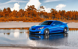 Blue Genesis In Outdoors Wallpaper