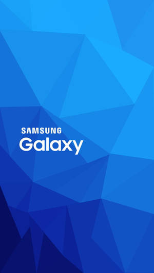 Blue Geometric Design Of Samsung Full Hd Wallpaper