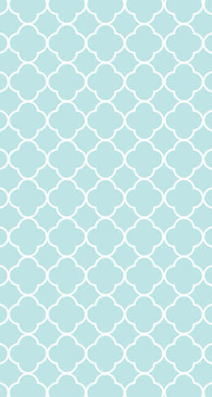 Blue Girly Wall Pattern Wallpaper