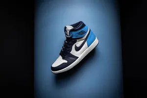 Blue Jordan High Og Royal Toe Wallpaper
