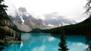 Blue Lake Hd Landscape Desktop Wallpaper