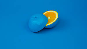 Blue Lemon Aesthetic Wallpaper