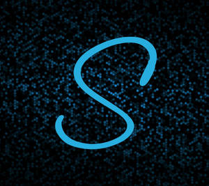 Blue Letter S Name Wallpaper