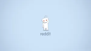 Blue Minimalist Reddit Alien Wallpaper