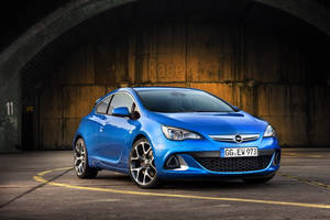 Blue Opel Astra Opc Wallpaper