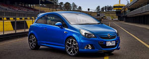 Blue Opel Corsa Wallpaper