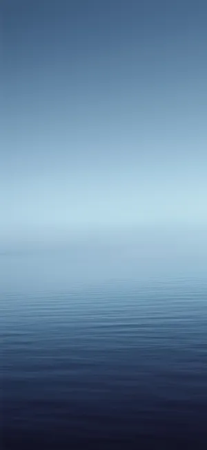 Blue Sky And Waters Ios 6 Wallpaper