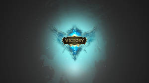 Blue Victory League Of Legends Wallpaper