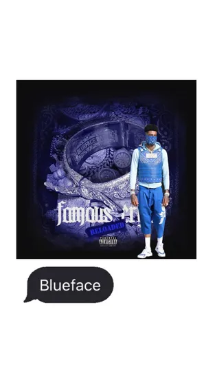 Blueface Famous Bling Wallpaper