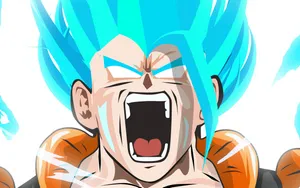 Bluegeta Vegeta Goku Super Saiyan Wallpaper