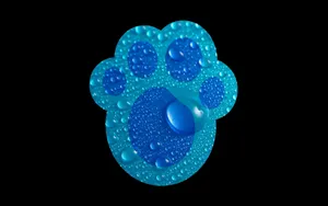Blues Clues Blue's Pawprint Wallpaper