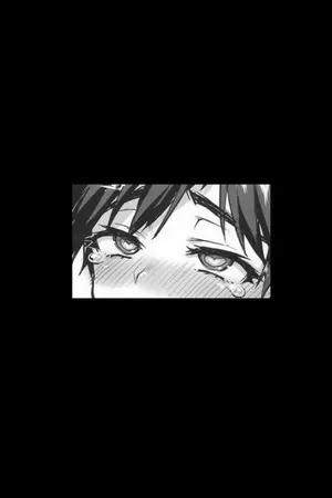 Blushing Girl Anime Black And White Iphone Wallpaper