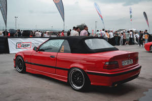 Bmw E36 At Racing Track Wallpaper