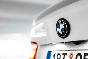 Bmw Logo Emblem On Trunk Wallpaper