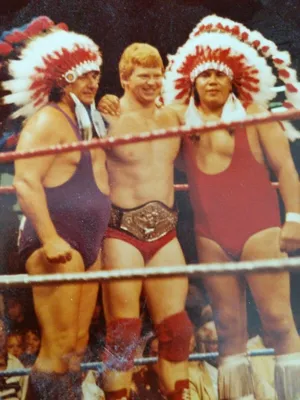Bob Backlund Chief Jay And Jules Strongbow Wwwf Wallpaper