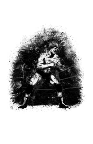 Bob Backlund Digital Sketch Wallpaper