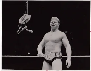 Bob Backlund Vs. Jack Brisco Black And White Wallpaper