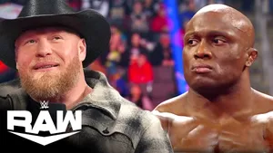 Bobby Lashley And His Opponent Brock Lesnar Wallpaper