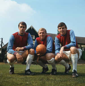 Bobby Moore Geoff Hurst Martin Peters Wallpaper