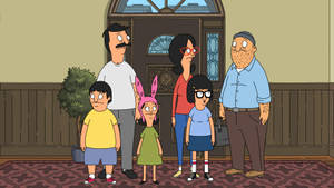 Bobs Burgers Belchers In The Hallway Wallpaper