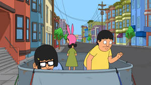 Bobs Burgers The Belcher Siblings Wallpaper