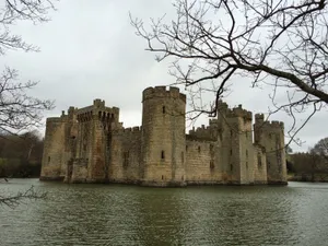 Bodiam Castle Over Moat Wallpaper