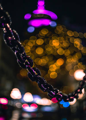 Bokeh Chain Backdrop Wallpaper