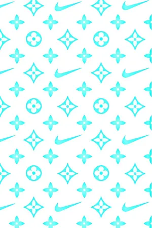 Bold Blue Nike Sneakers Wallpaper