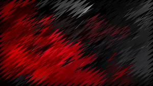 Bold Red And Black Contrast Wallpaper