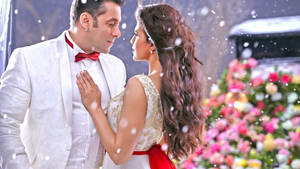 Bollywood Jacqueline Fernandez And Salman Khan Wallpaper