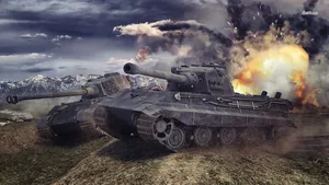 Bomb Fire Tanks Wallpaper