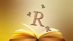 Book R Alphabet Wallpaper