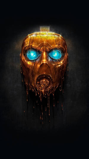 Borderlands Iphone Robot Blue Eyes Wallpaper