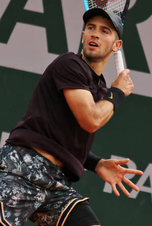 Borna Coric From Below Wallpaper