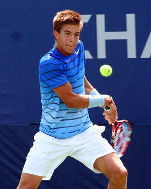 Borna Coric Upwards Swing Wallpaper