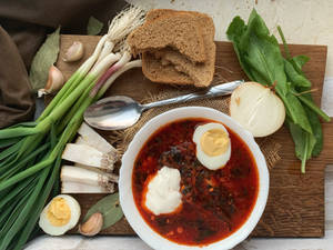 Borscht And Vegetables Wallpaper