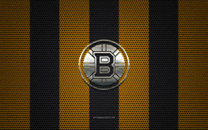 Boston Bruins Logo Yellow And Black Wallpaper