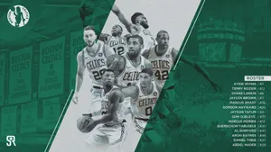 Boston Celtics Roster Team Players Wallpaper